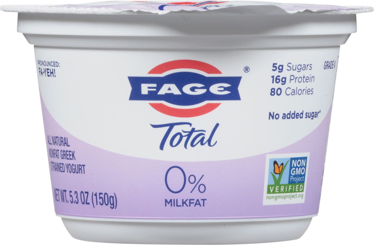 FAGE Total Nonfat Strained Greek Yogurt (5.3 oz)