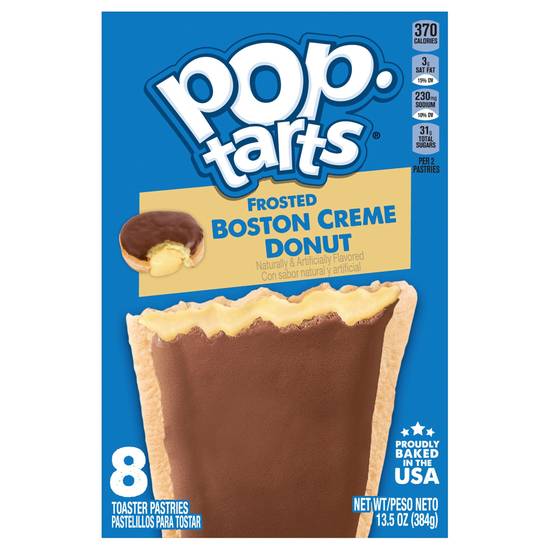 Pop-Tarts Frosted Boston Creme Donut Toaster Pastries (8 ct)