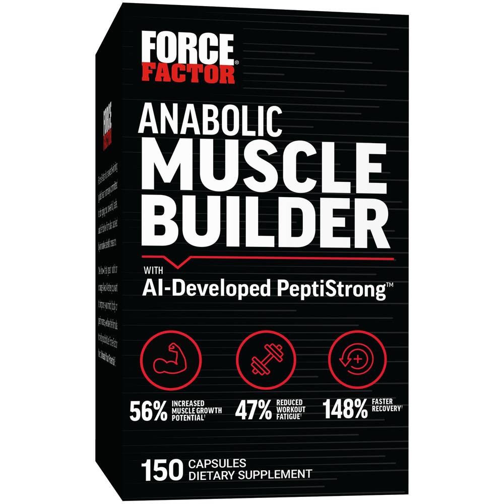 Force Factor Anabolic Muscle Builder - (150 Capsules)