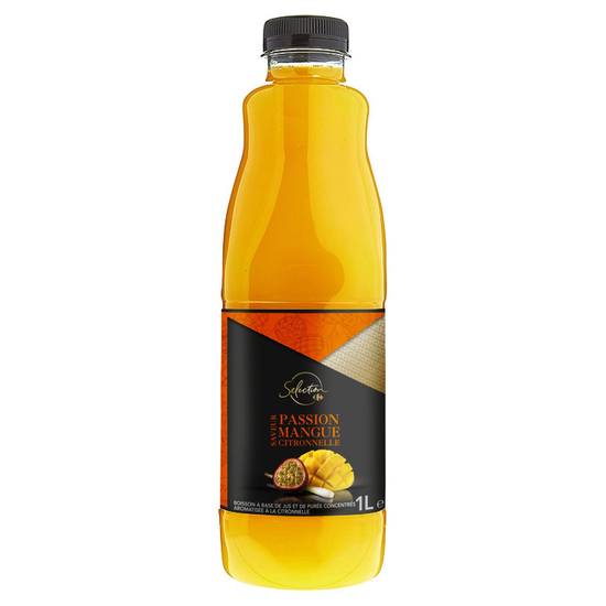 Carrefour Selection - Jus de fruits saveur mangue, passion et citronnelle (1 L)