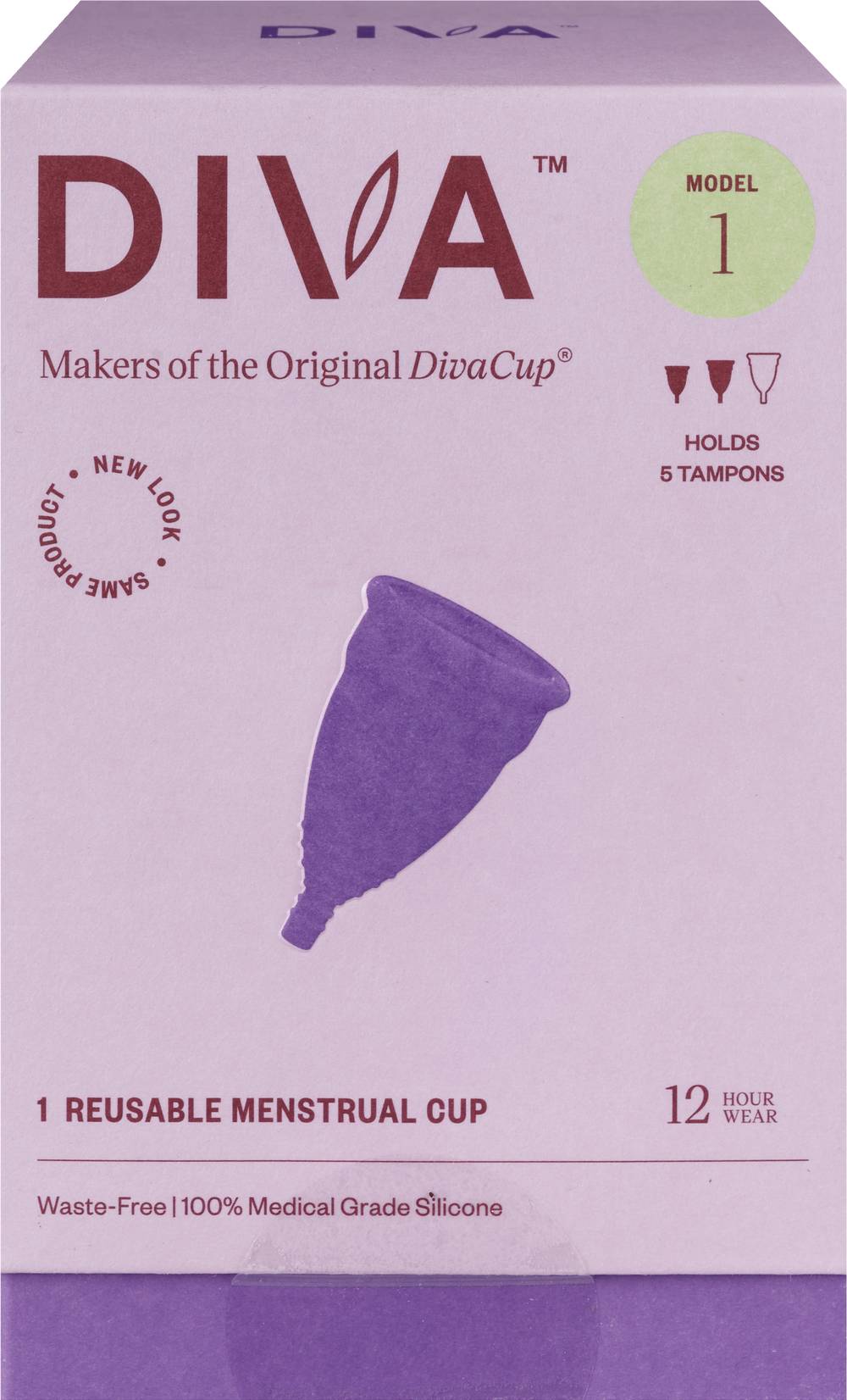 Divacup Menstrual Cup (size 1)