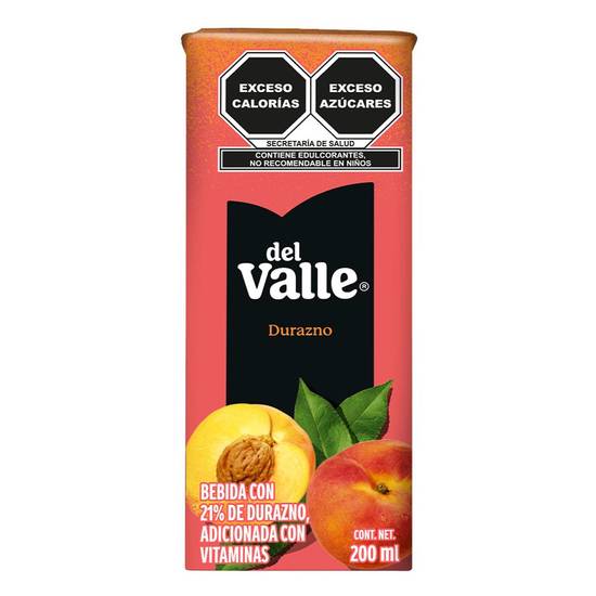 Del valle néctar sabor durazno (200 ml)