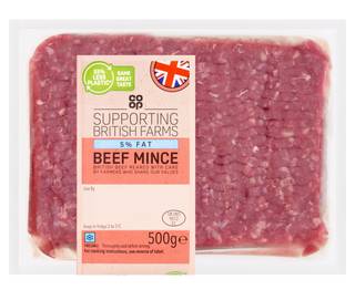 Co-op British Beef Mince