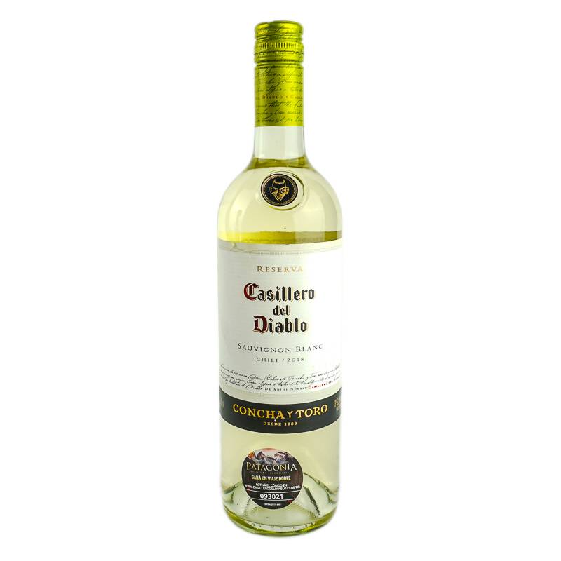 Casillero del diablo vino reserva suavignon blanco (750 ml)