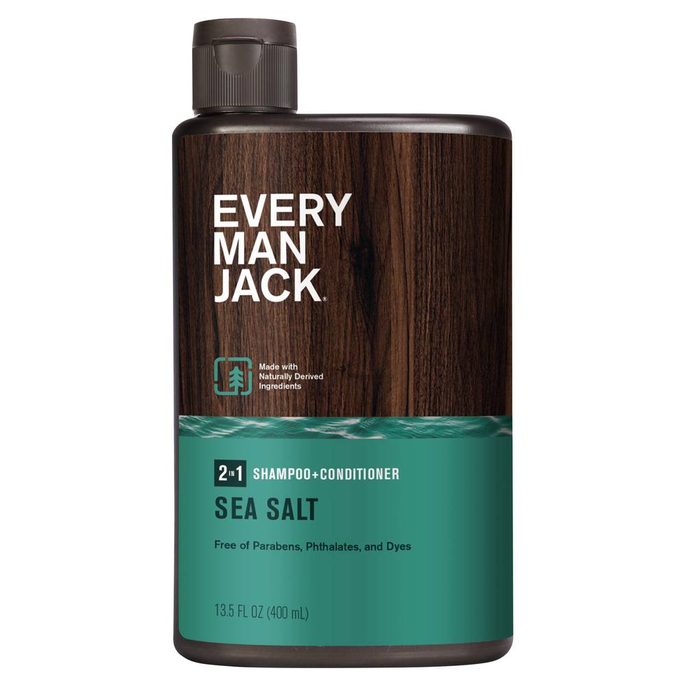 Every Man Jack Sea Salt 2-in-1 Daily Shampoo + Conditioner (13.5 fl oz)