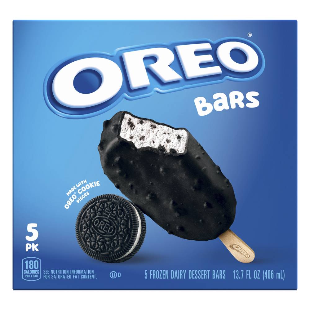 Oreo Frozen Dessert Bars (13.7 fl oz, 5 ct)