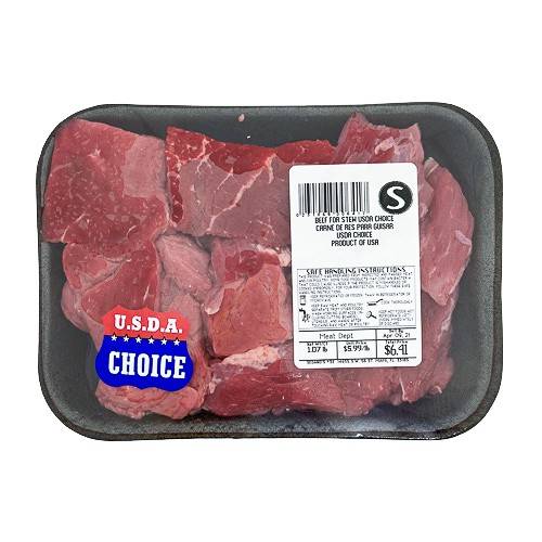 Beef For Stew (approx 1 lb)