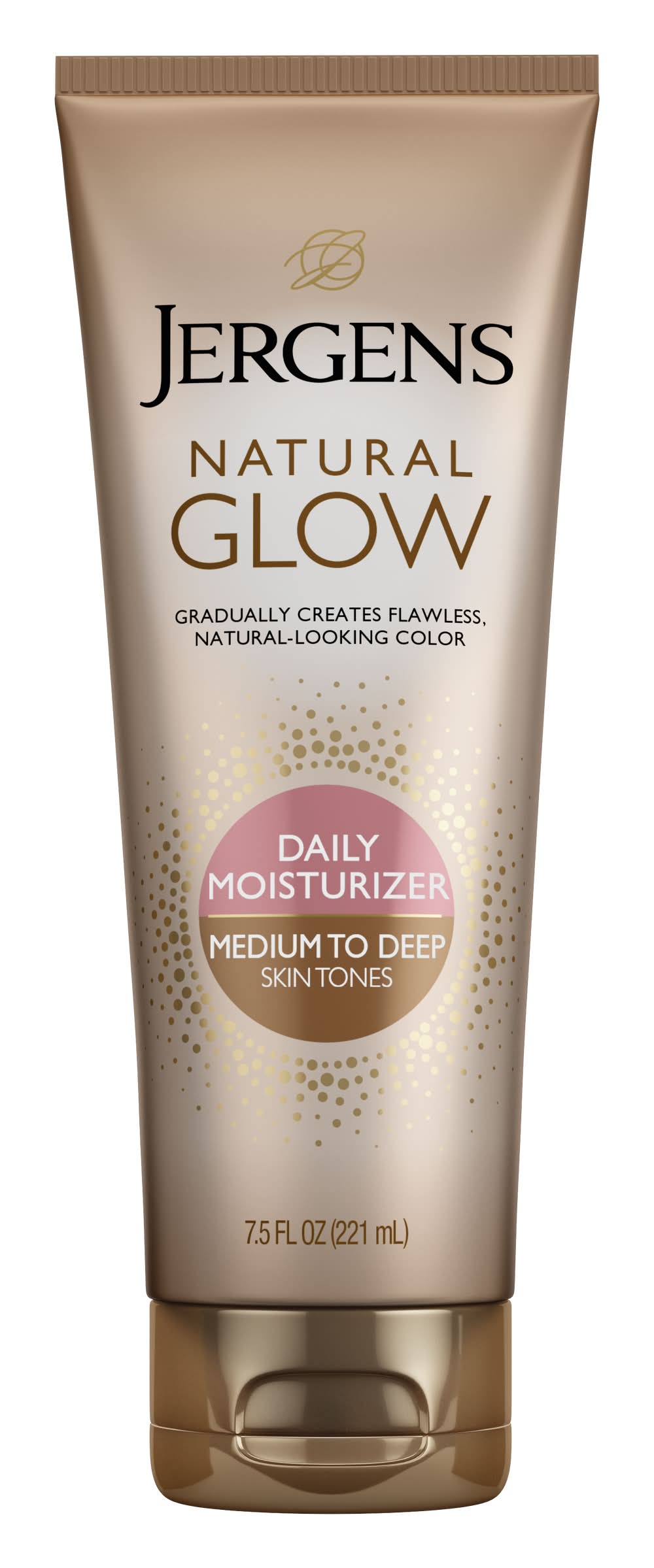 Jergens Natural Glow Daily Moisturizer Medium To Deep Skin Tones (7.5 fl oz)