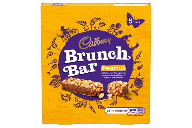 Cadbury Brunch Bar Peanut 5 Pack