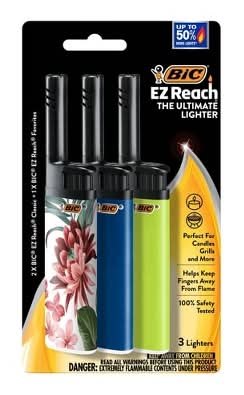 BiC Ez Reach Candle Lighter, Assorted (3 ct)