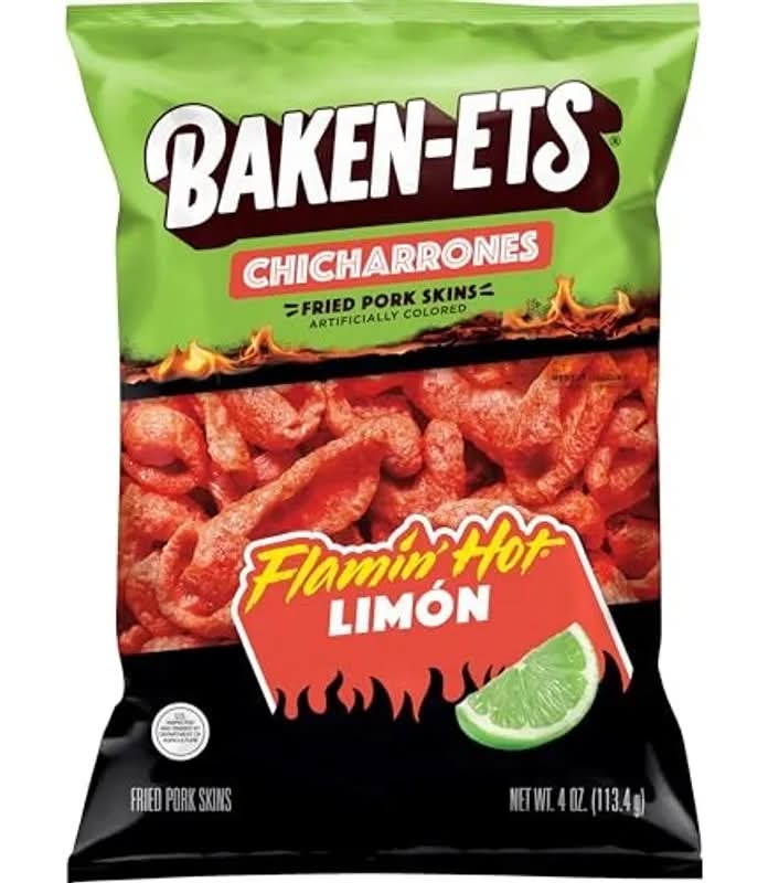 Baken-Ets Chicharrones Flamin' Hot Limon
