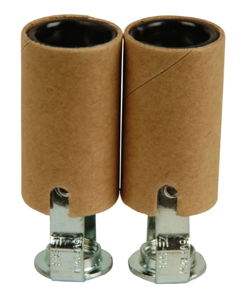 Project Source 250 -Watt Plastic Keyless Lamp Socket , Brown