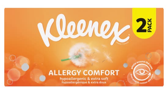 Kleenex Allergy Comfort Regular Tissues