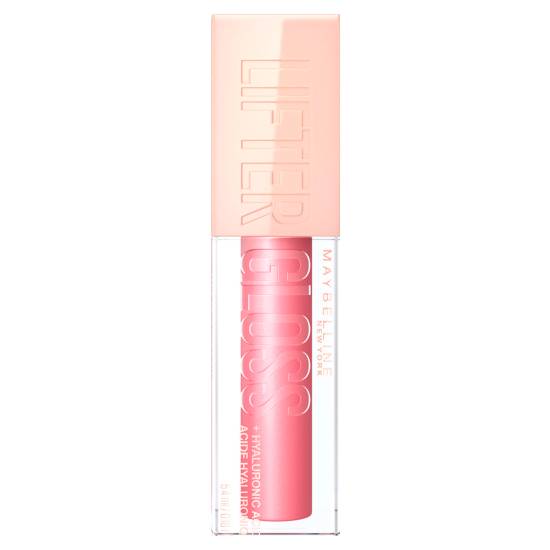 Maybelline 005 Petal, Lifter Gloss Plumping Hydrating Lip Gloss Hyaluronic Acid (5.4ml)