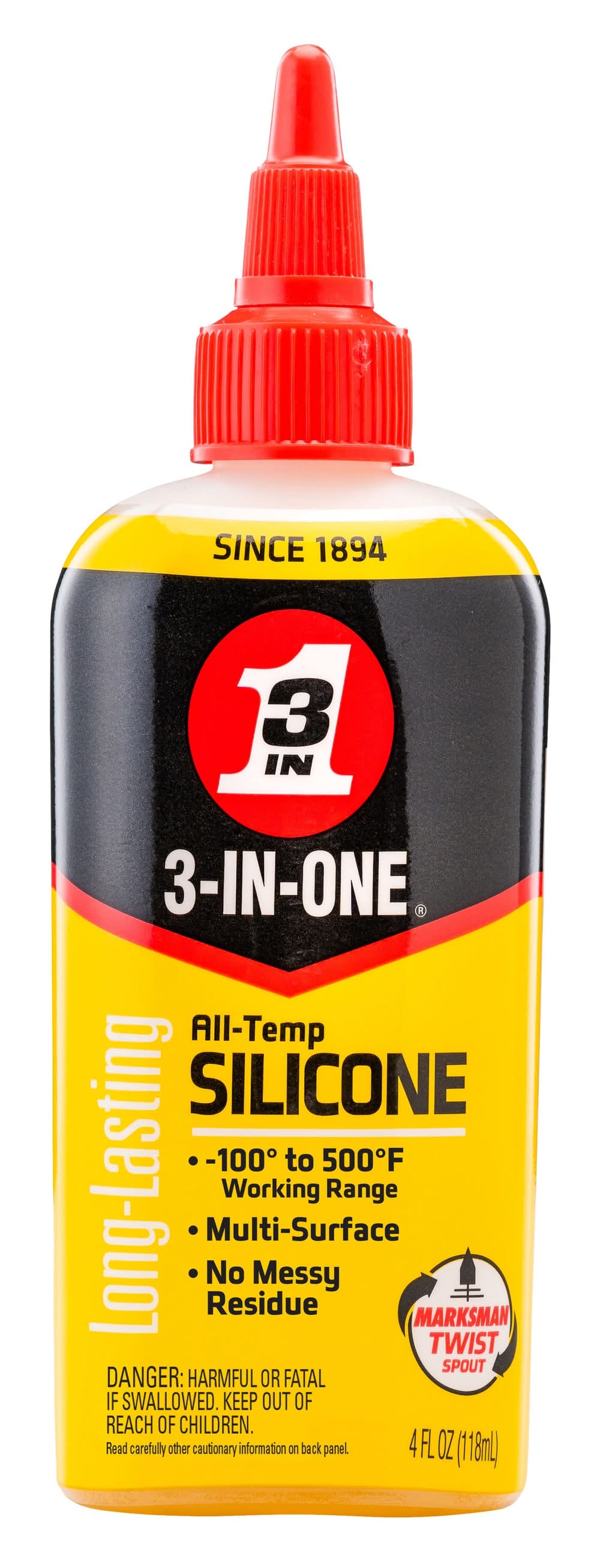 3-IN-ONE Long-Lasting 4 Fluid ounce(s) All-temperature silicone drip oil