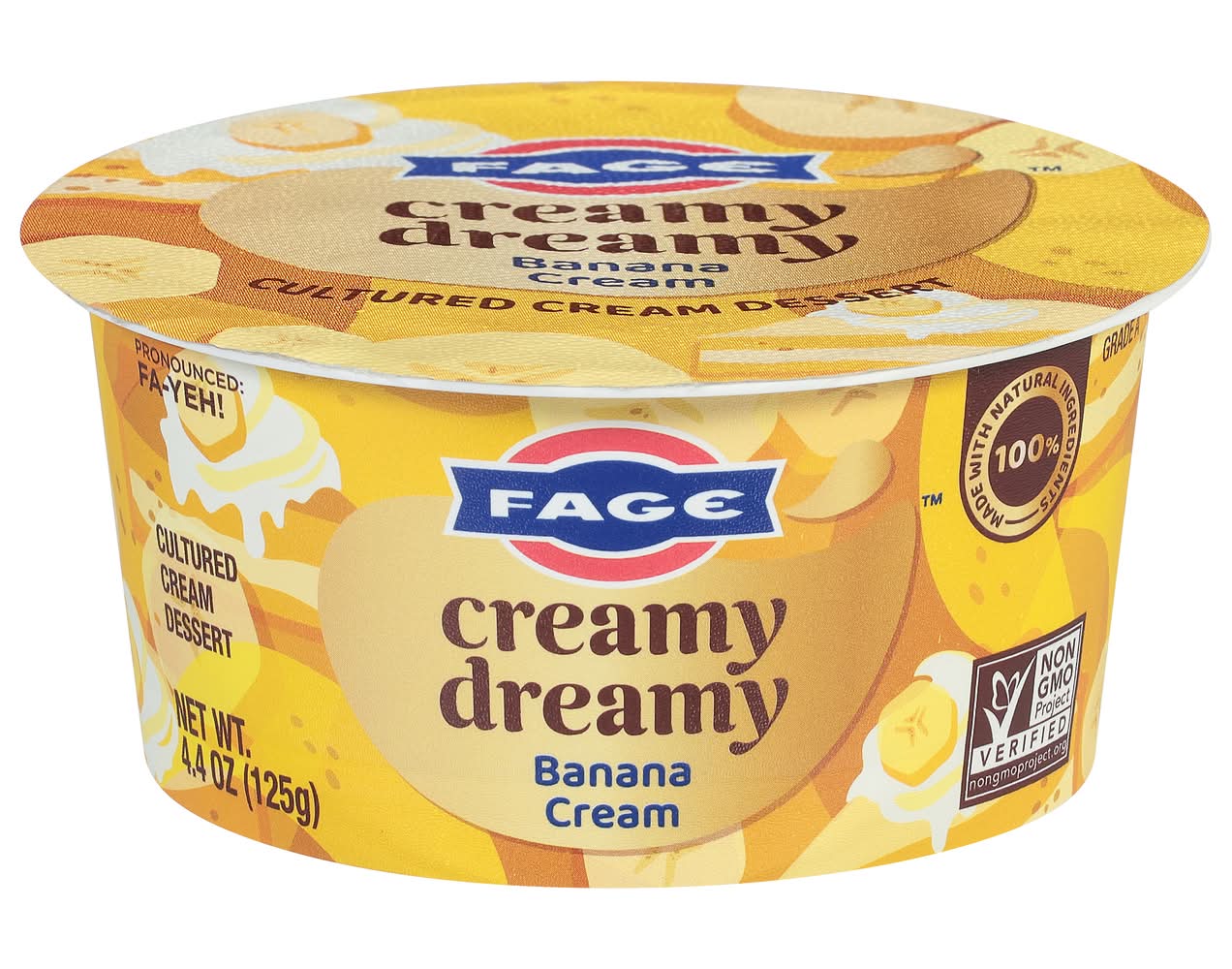 FAGE Creamy Dreamy Banana Cultured Dessert (4.4 oz)