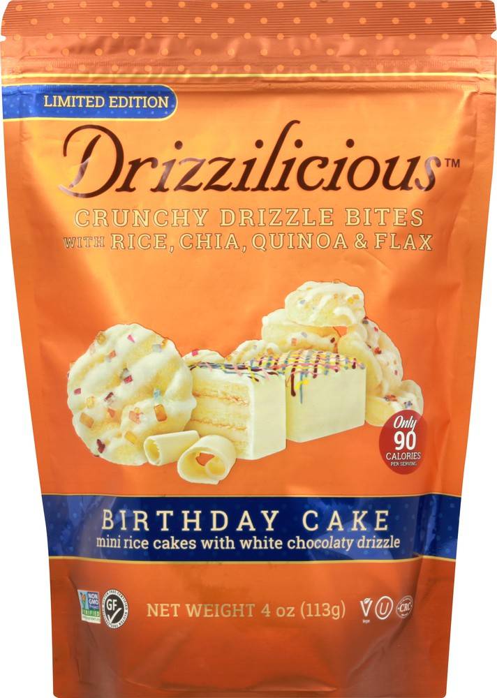 Drizzilicious Birthday Cake Mini Rice Cakes (113 g)