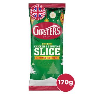 Ginsters Limited Edition Slice Festive Chicken & Stuffing 170g