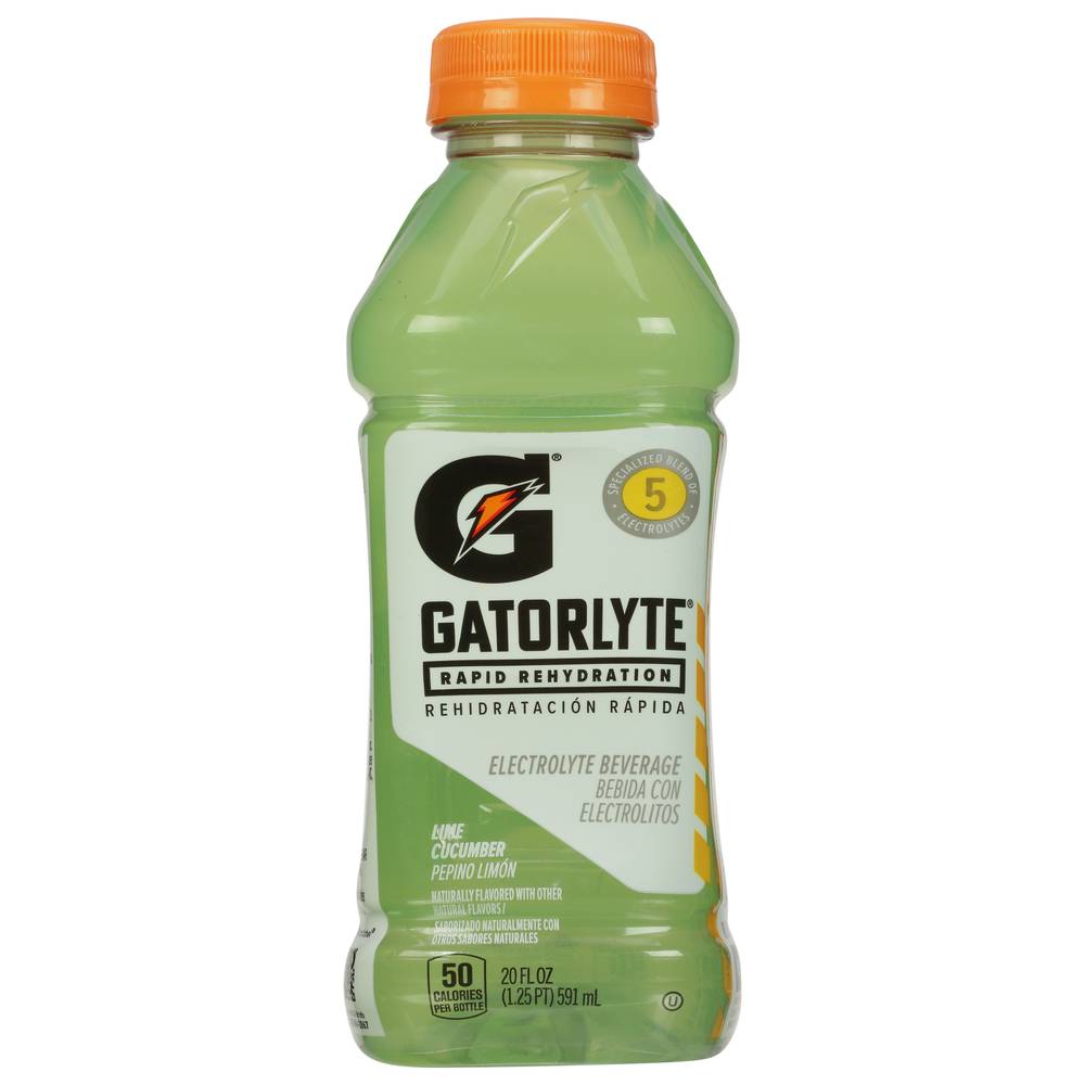 Gatorade Gatorlyte Electrolyte Beverage, Lime Cucumber (20 fl oz)