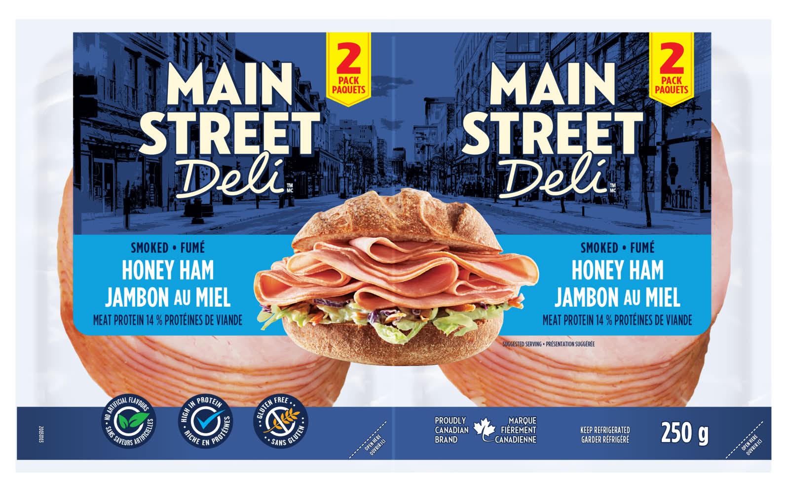 Main Street Deli Ham, Smoked Honey (250 g)
