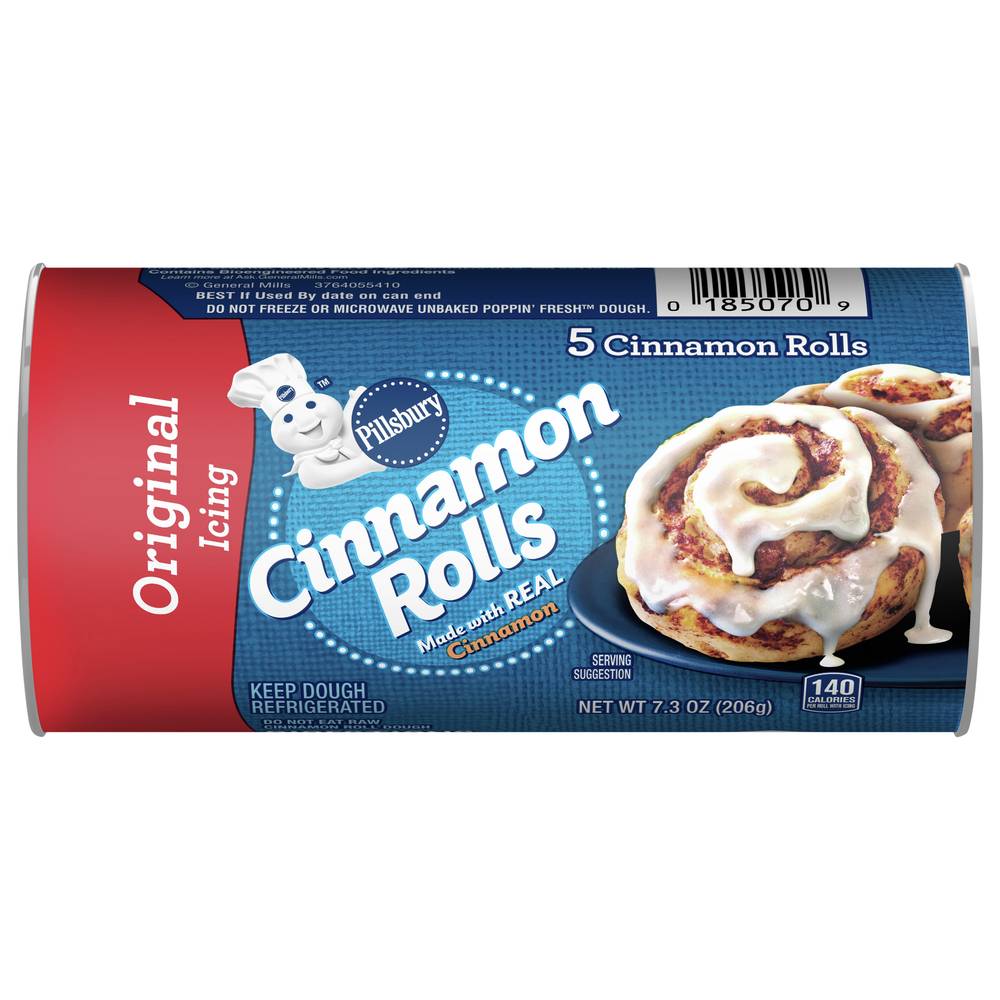 Pillsbury Original Icing Cinnamon Rolls (7.3 oz, 5 ct)