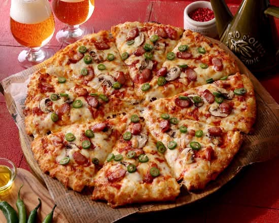 【大辛　唐辛子2倍】セラーノペッパー＆ソーセージ【Extra Spicy/２ｘChili】 Serrano Pepper & Sausage