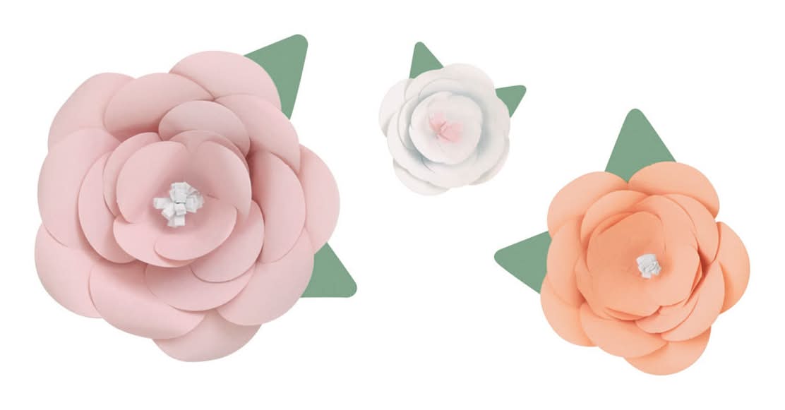 Diy Pink And White Flower Table Decoration Kit