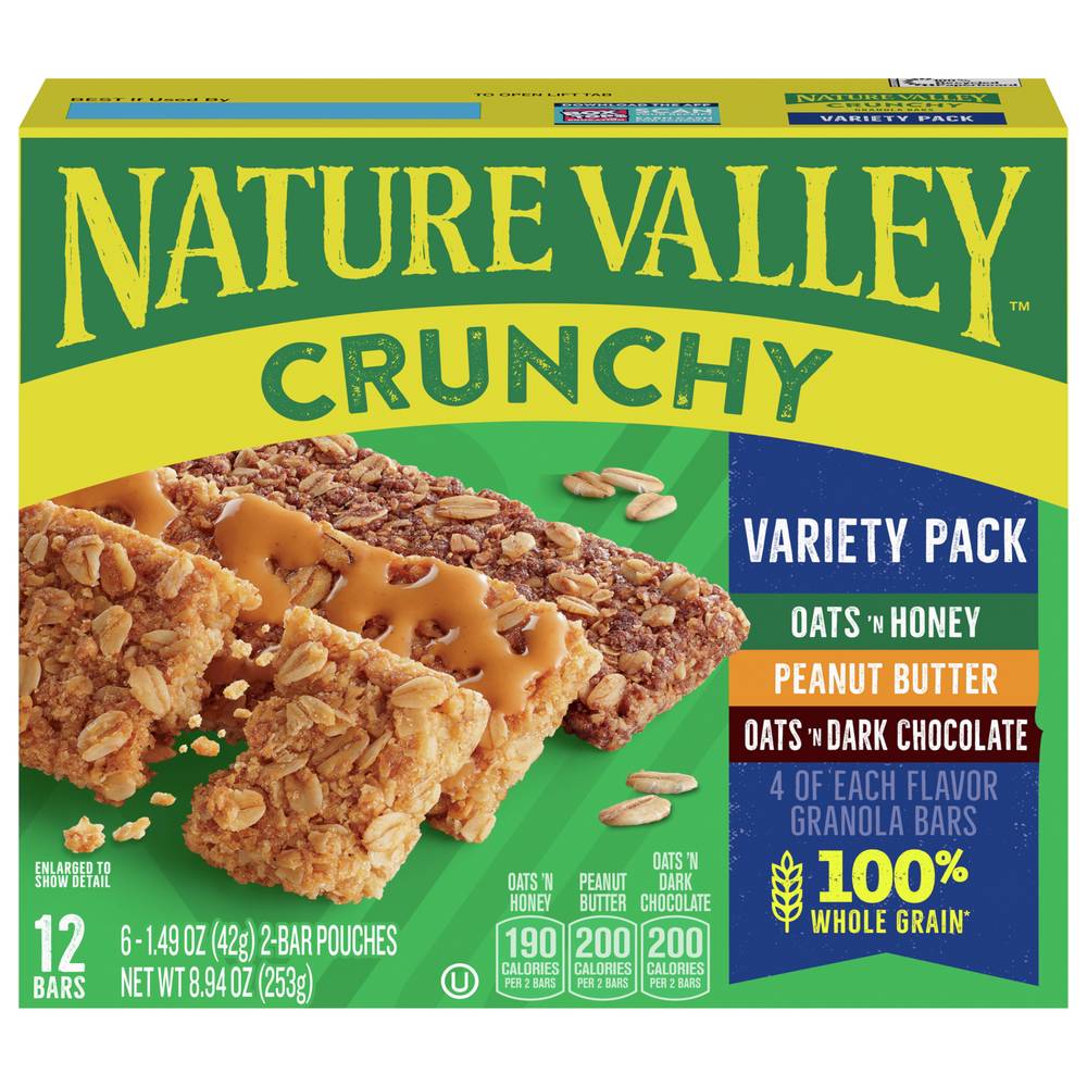 Nature Valley Crunchy Granola Bars Variety pack (6 ct)