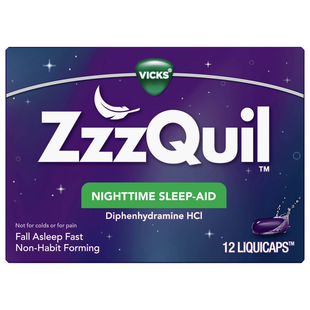 Vicks Zzzquil Nighttime Sleep-Aid Liquicaps