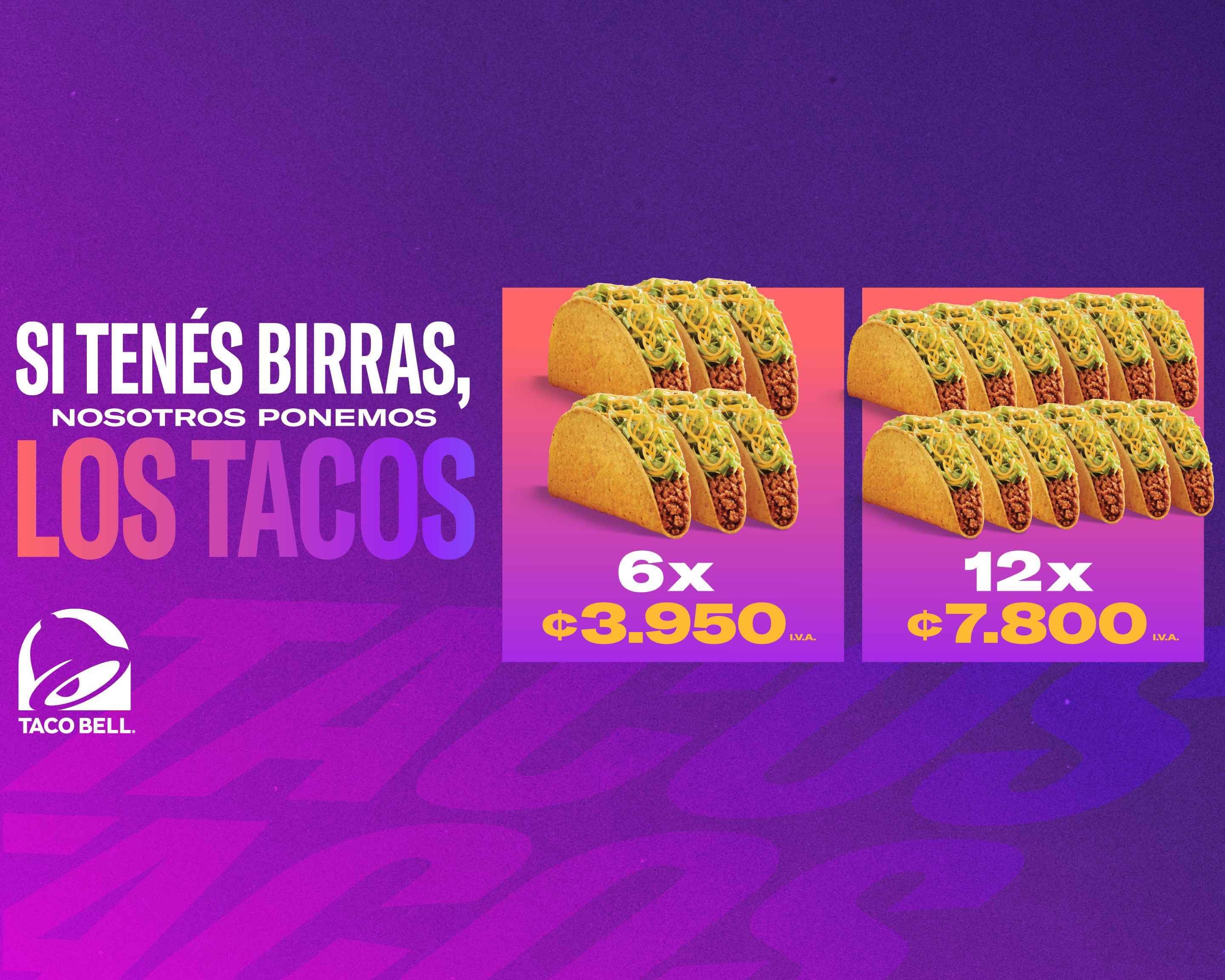 Taco BellTibás a domicilio en San Juan Menú y precios Uber Eats