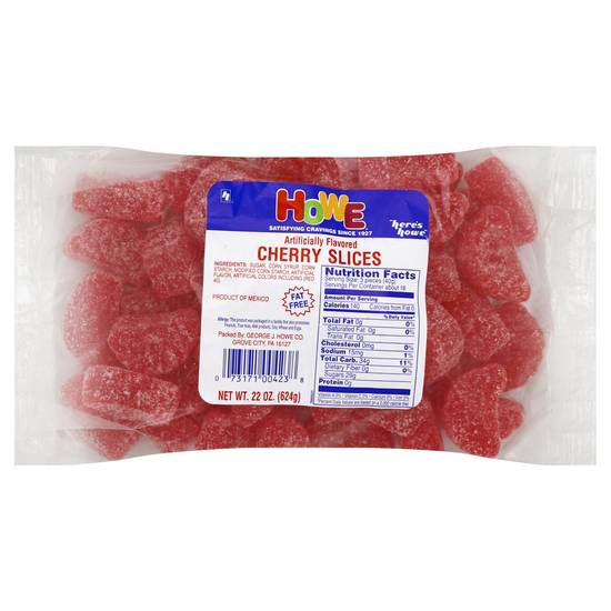 Howe Cherry Slices Candy (22 oz)