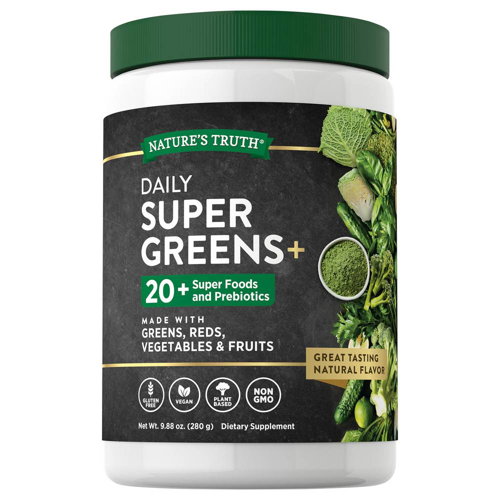 Nature's Truth Daily Super Greens Plus Dietary Supplement (9.88 oz)