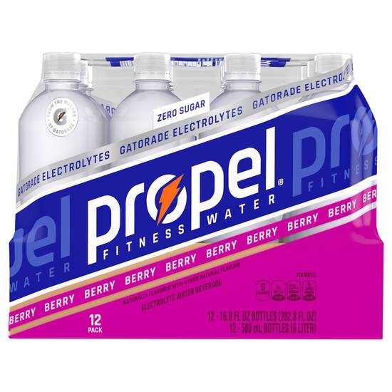 Propel Berry Flavored Electrolyte Water (12 x 16.9 fl oz)