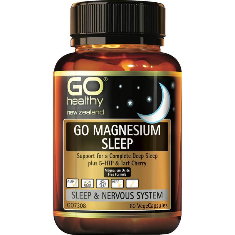 GO Healthy GO Magnesium Sleep VegeCapsules 60s