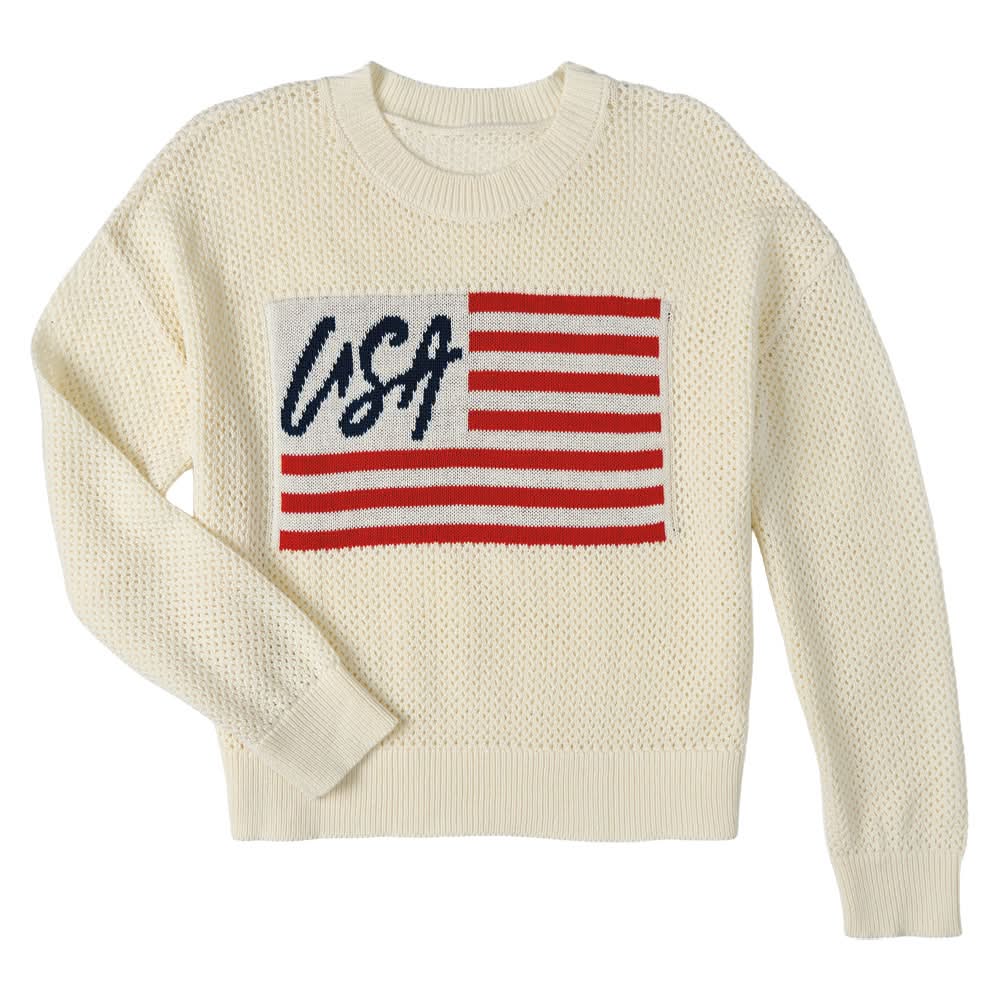 Serra White Sweater. M