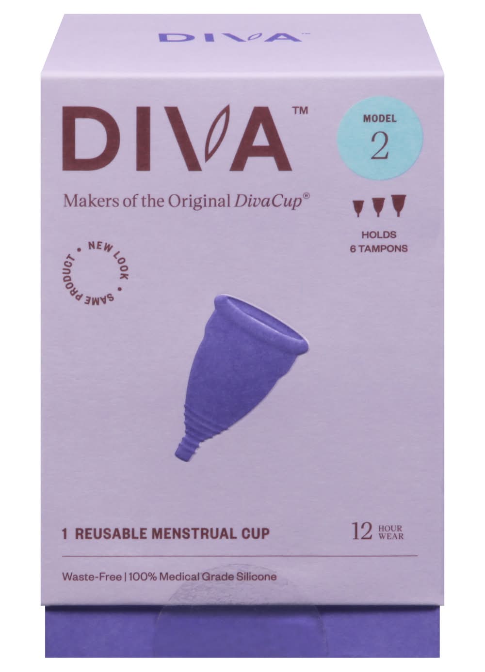 DivaCup Model 2 Reusable Menstrual Cup