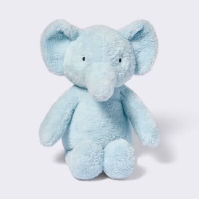 Cloud Island Elephant Plush Stuffed Animal, Blue