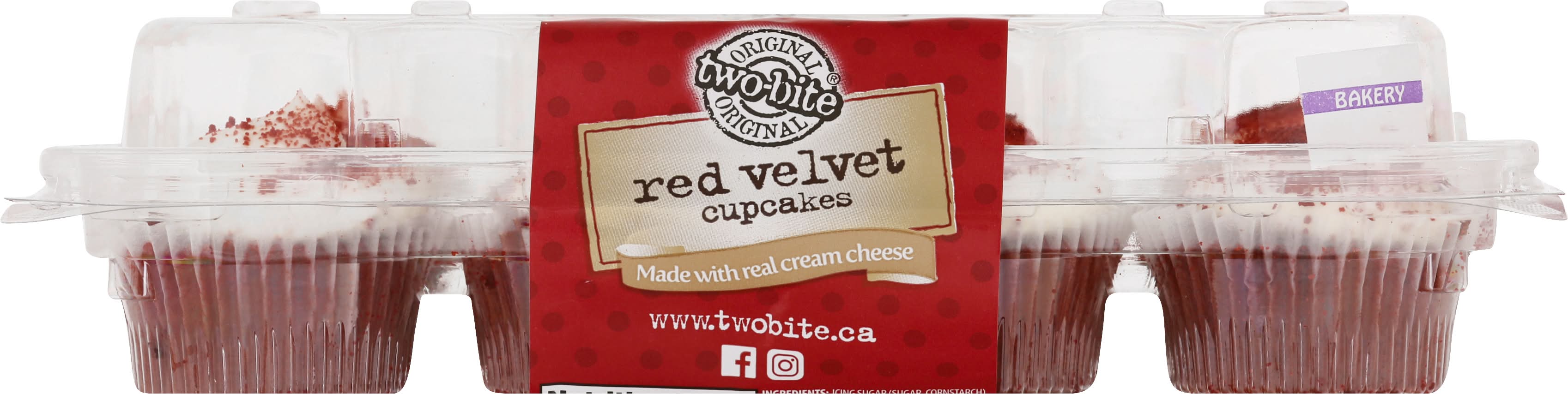 Two-Bite Red Velvet Cupcakes (10 oz)