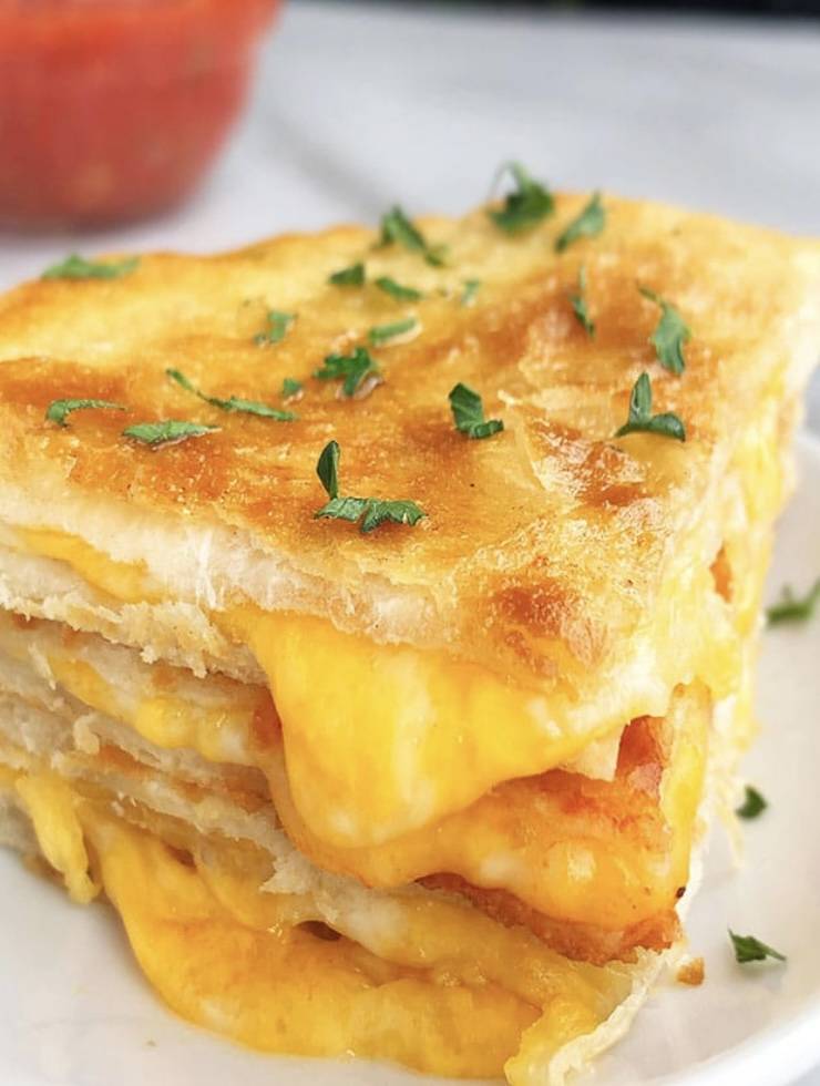 Quesadillas cheesy