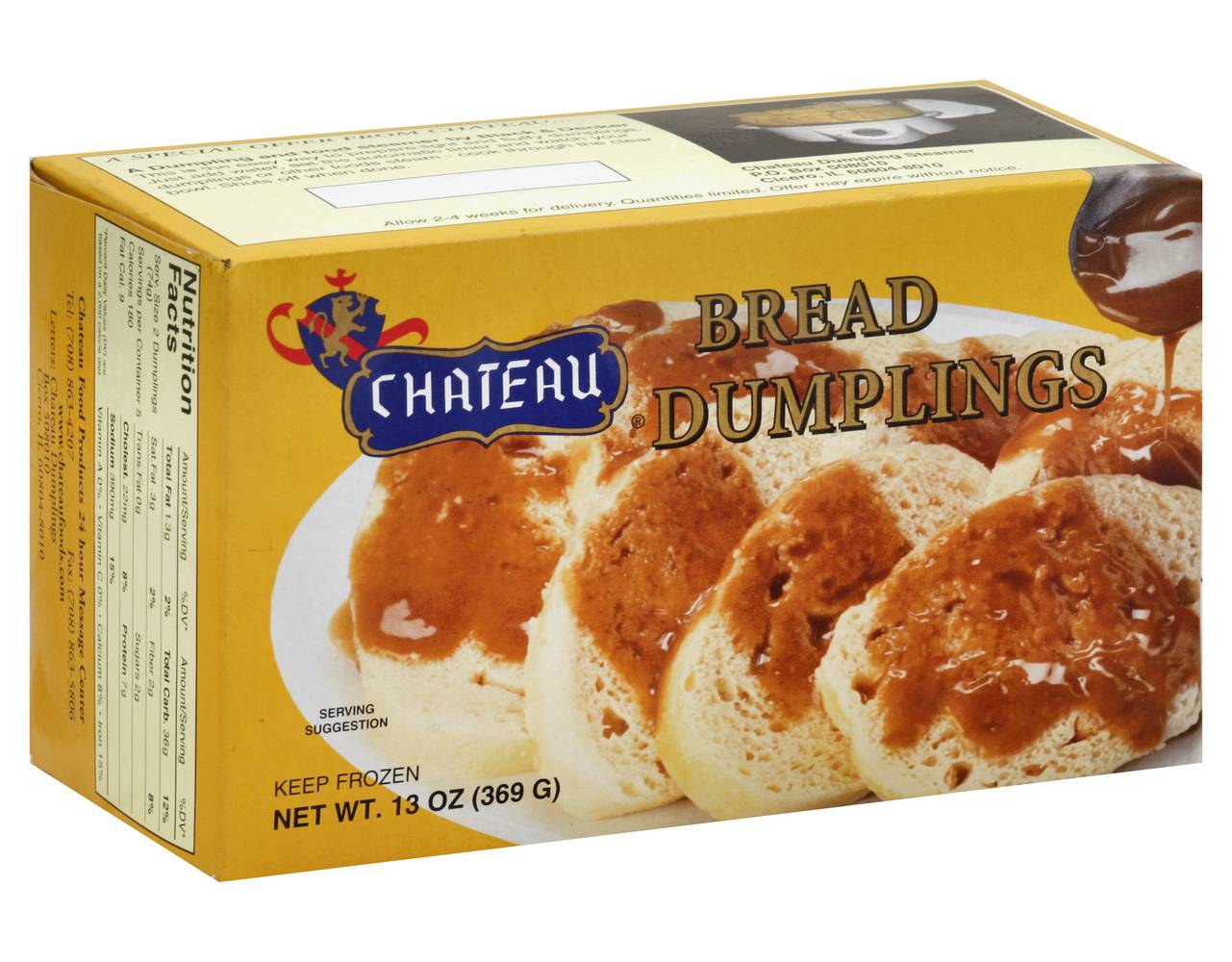 Chateau Bread Dumplings (13 oz)
