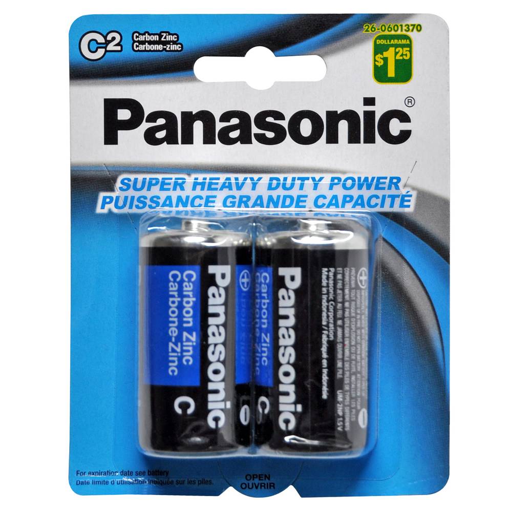 Panasonic Super Heavy Duty C Batteries (0.23lb count)