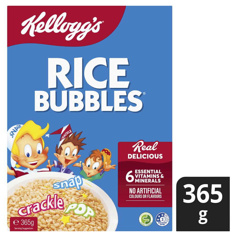 Rice Bubbles Cereal (365g)