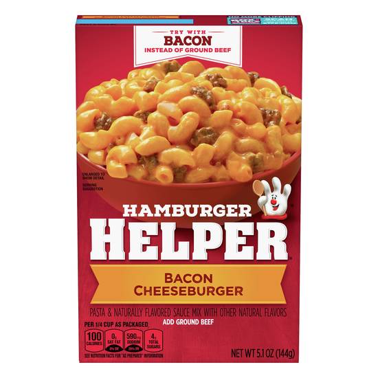 Hamburger Helper Bacon Cheeseburger Pasta