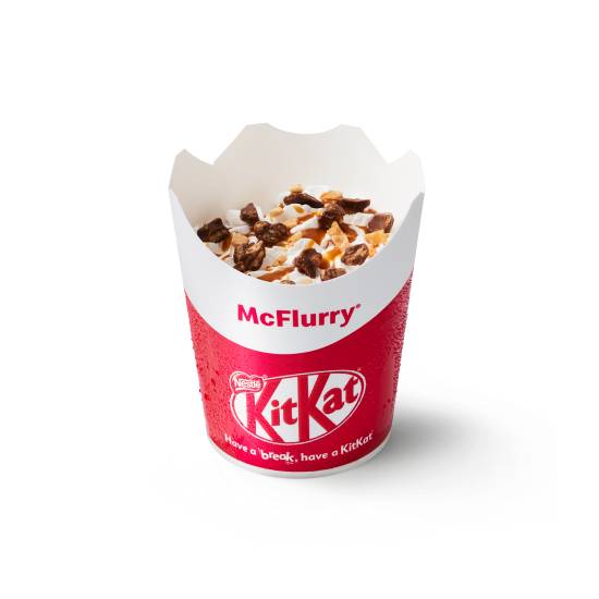 McFlurry KitKat Chunky met Chocoladesaus