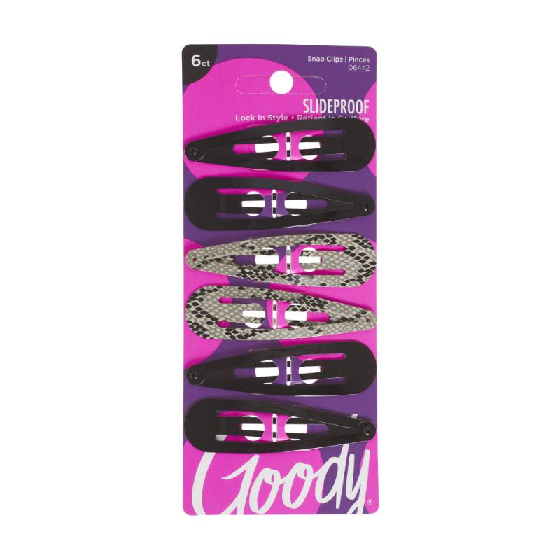 Goody Snap Clips - Assorted (6 pieces, assorted)