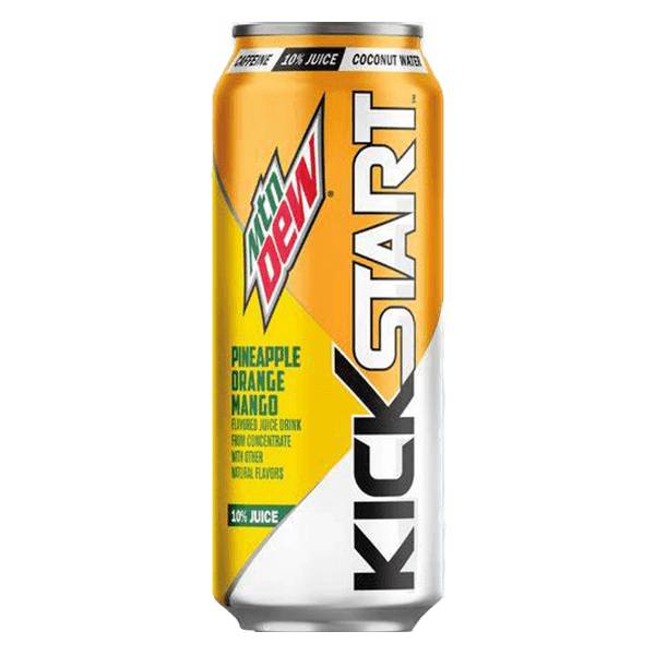 Mtn Dew Kickstarter Hydrating Boost Orange Mango 16oz