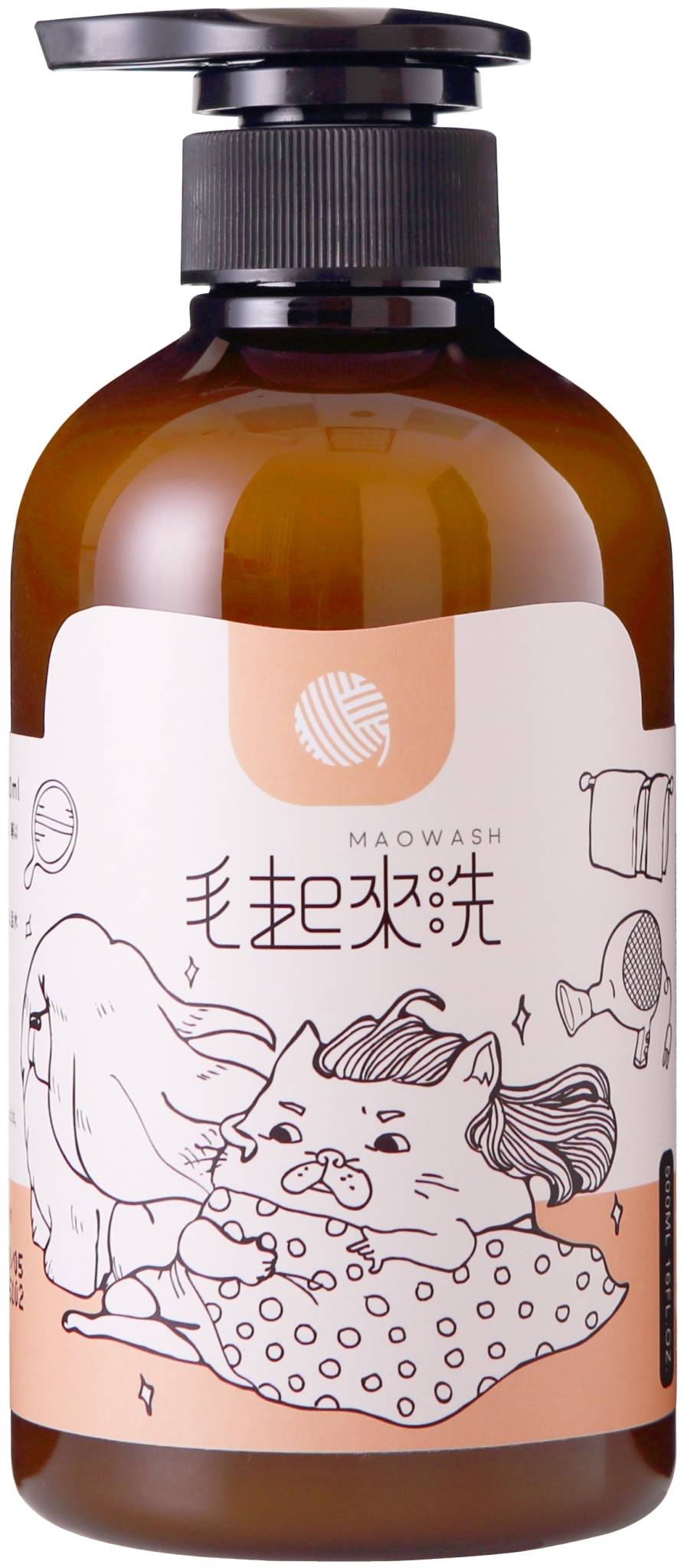 毛起來-柔順不打結神奇護毛乳-汪喵通用_500ml/4713108240051