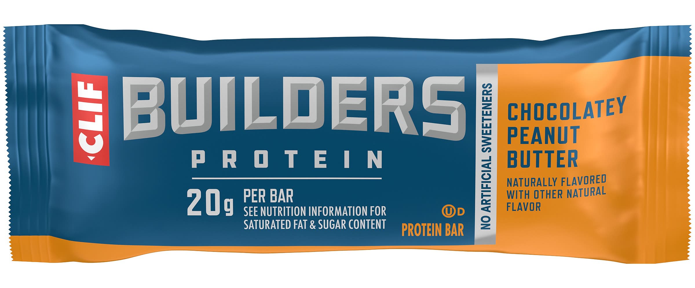 CLIF Builders Protein Bar, Chocolatey Peanut Butter (2.4 oz)