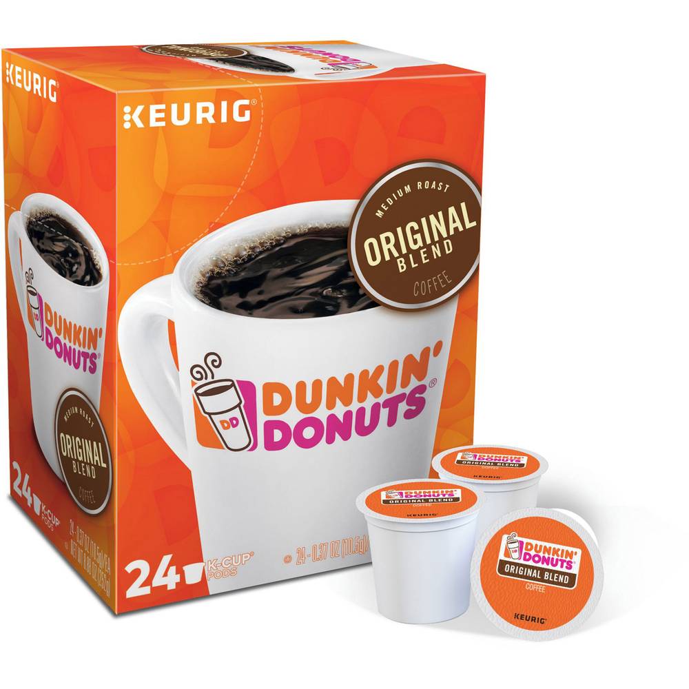 Dunkin Donuts Original Blend K Cup Pods Coffee (22x 8.14oz counts)