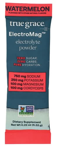 True Grace Watermelon ElectroMag Electrolyte Powder Packet
